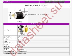 HBL2321 datasheet  
